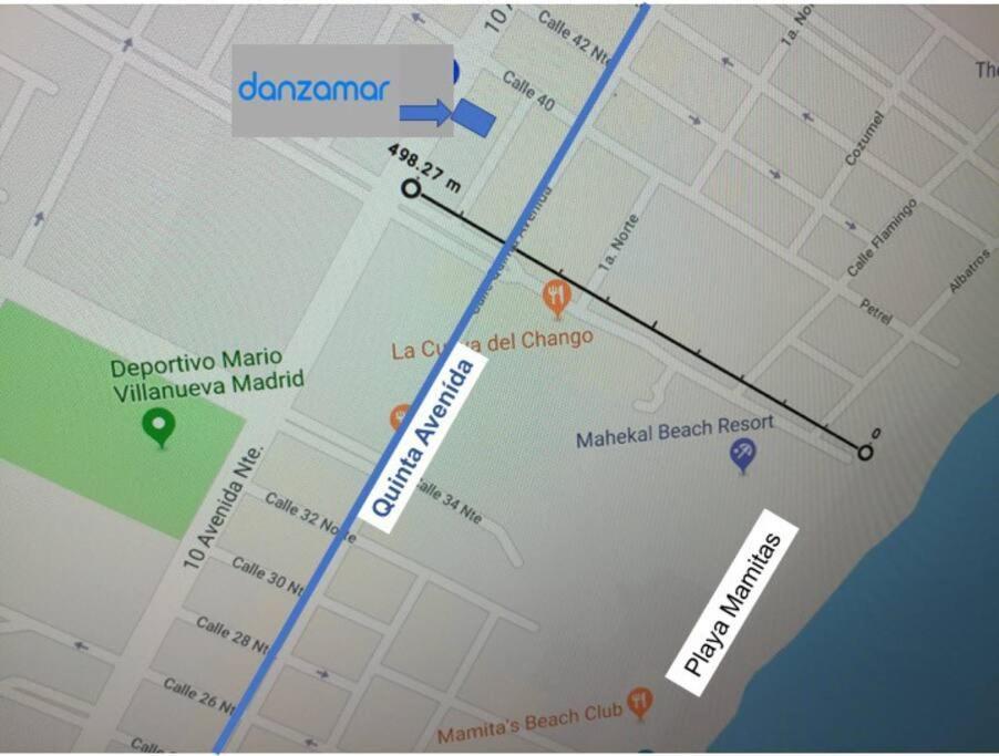Danzamar 7, Modern 2 Blocks Away From 5th Avenue Apartamento Playa del Carmen